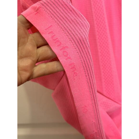 Lululemon Swiftly Tech Racerback Tank Top Shirt Sz 10 Figue Hot Pink Raspberry - Picture 7 of 10